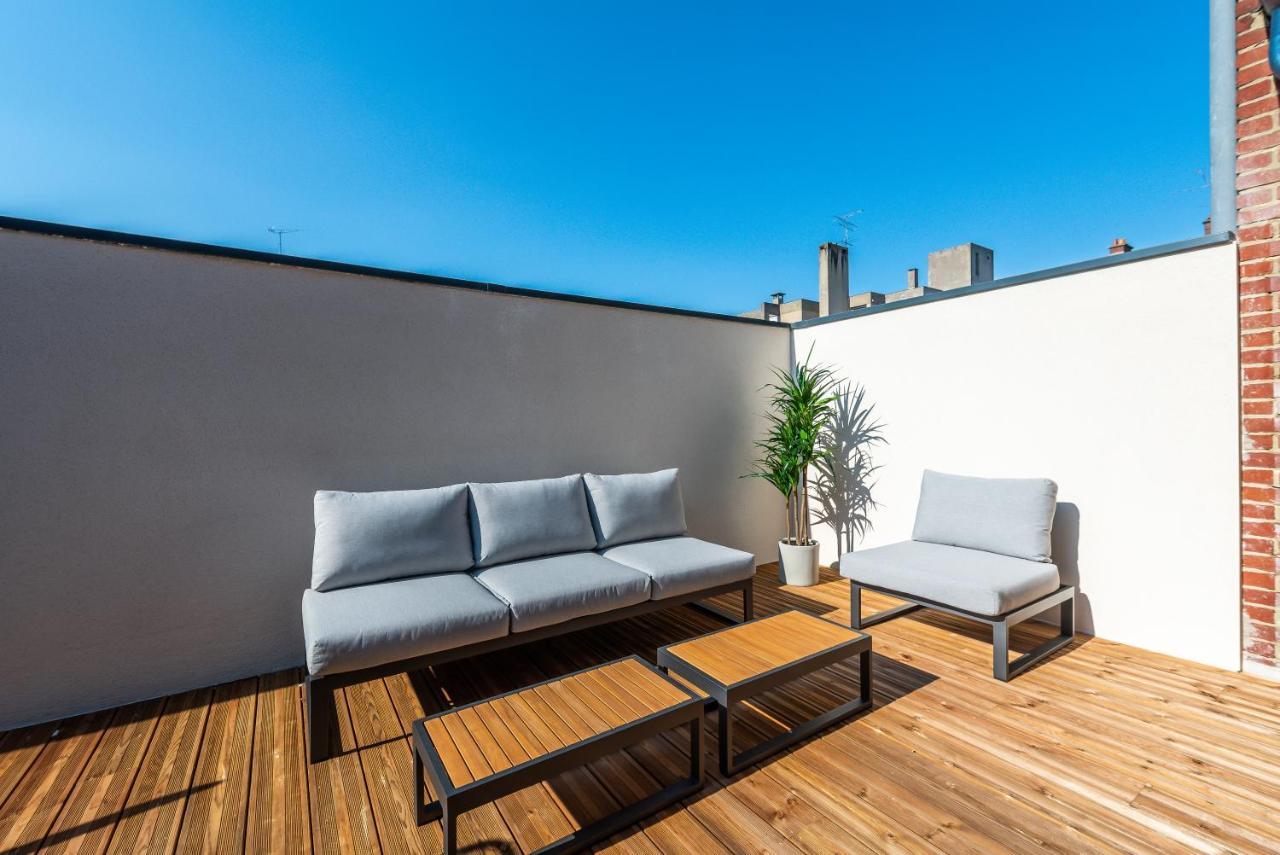 Downtown Rooftop - Centre Ville - Wifi - Terrasse - Netflix Amiens Zewnętrze zdjęcie