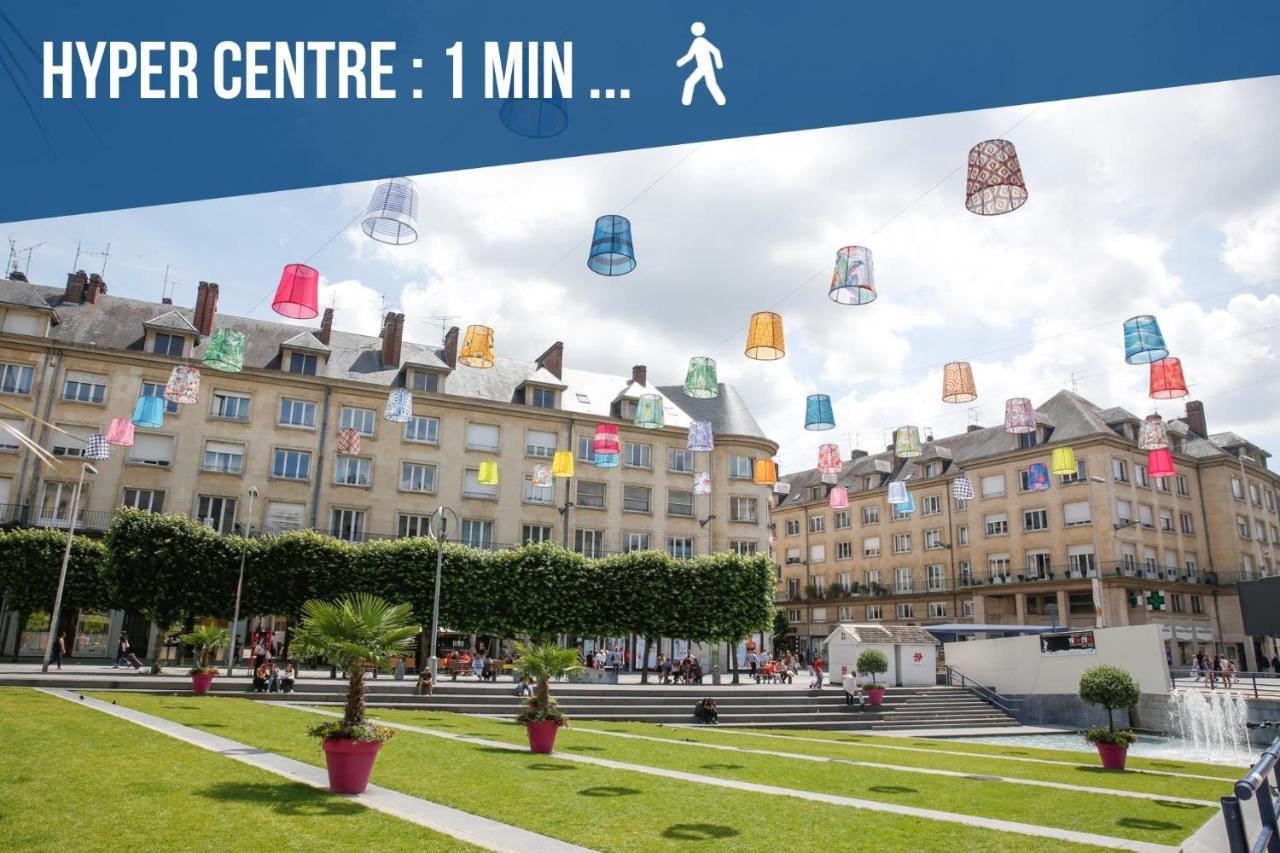 Downtown Rooftop - Centre Ville - Wifi - Terrasse - Netflix Amiens Zewnętrze zdjęcie