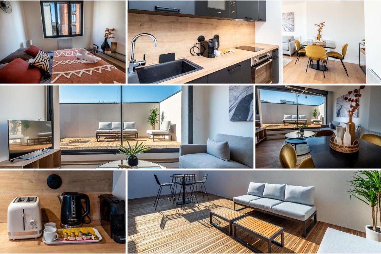 Downtown Rooftop - Centre Ville - Wifi - Terrasse - Netflix Amiens Zewnętrze zdjęcie