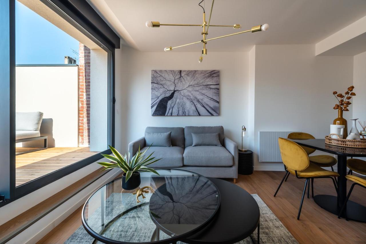 Downtown Rooftop - Centre Ville - Wifi - Terrasse - Netflix Amiens Zewnętrze zdjęcie