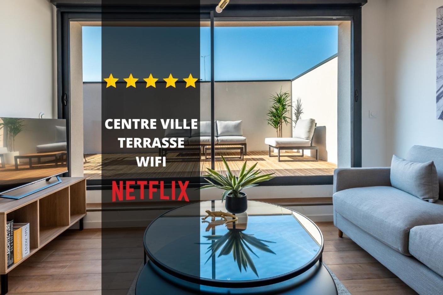 Downtown Rooftop - Centre Ville - Wifi - Terrasse - Netflix Amiens Zewnętrze zdjęcie